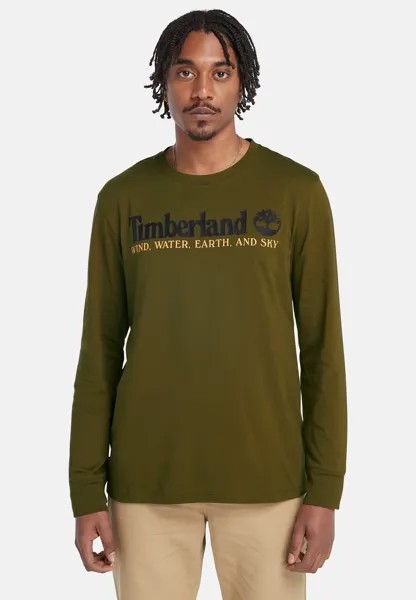 Футболка с длинным рукавом Wwes Ls Tee Timberland, цвет dark olive