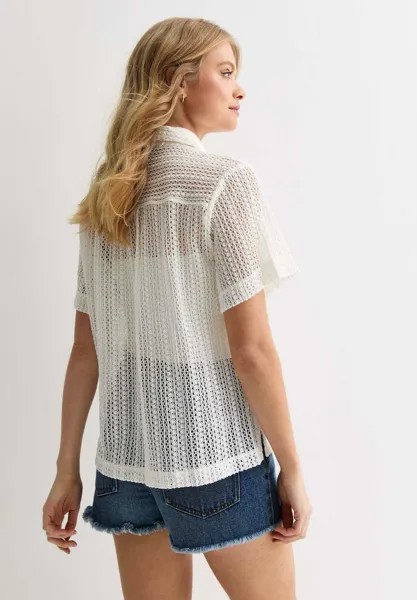 Рубашка-блузка SHORT SLEEVE New Look, бежевый