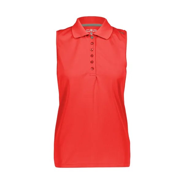 Поло CMP 3T59776 Sleeveless, красный