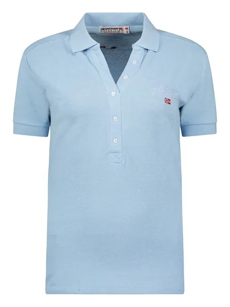 Поло Geographical Norway Kelodie, светло-синий