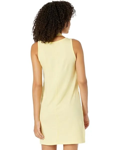 Платье MONROW Double Layer Racer Tank Dress, цвет Lemon