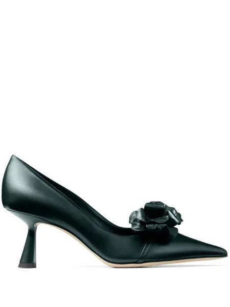 Jimmy Choo туфли Rosalia Flowers 65, зеленый