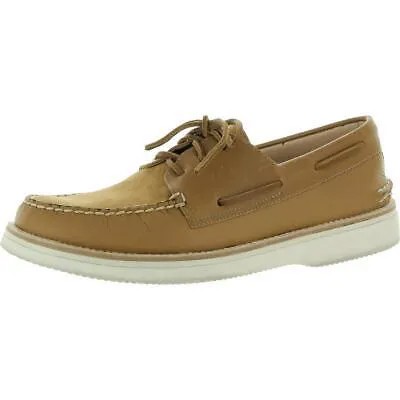 Мужские кожаные топсайдеры Sperry A/O с 3 люверсами Vibram 13 Medium (D) BHFO 1961