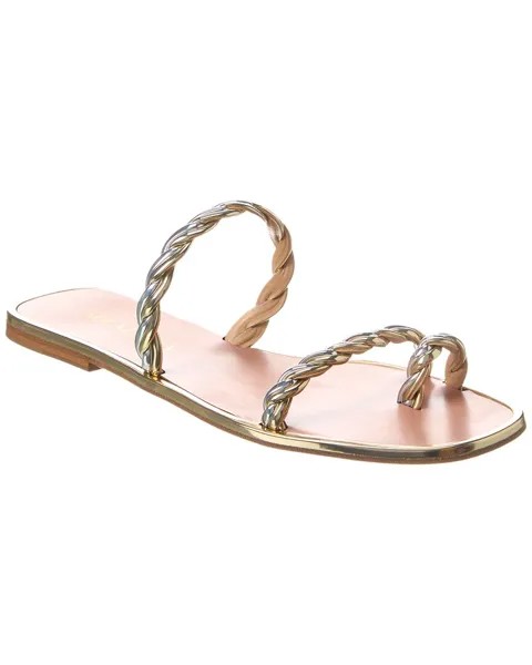 Желейные сандалии Aquazzura Capalbio, цвет Metallic