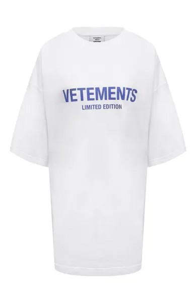 Хлопковая футболка VETEMENTS