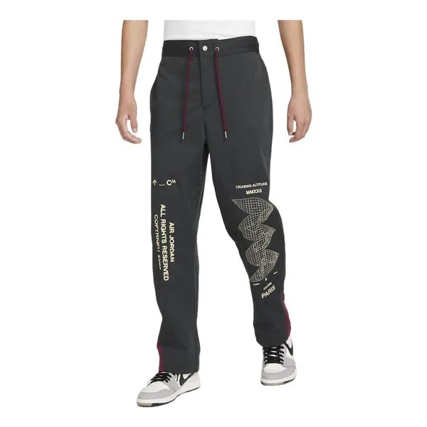 Спортивные штаны Air Jordan Flight Heritage Woven Pants 'Black', черный