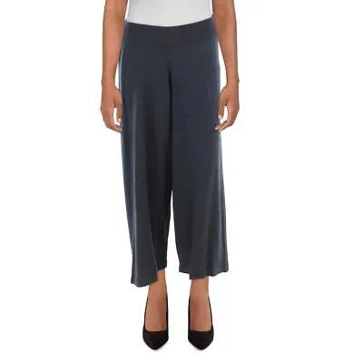 Женские серые укороченные широкие брюки-джоггеры Eileen Fisher, домашняя одежда M BHFO 4370