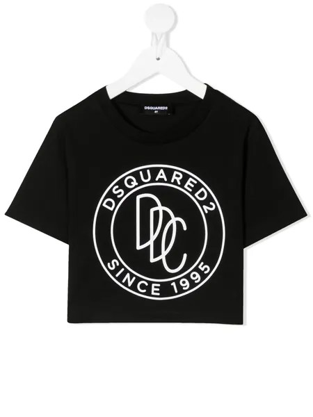 Dsquared2 Kids укороченный топ с логотипом