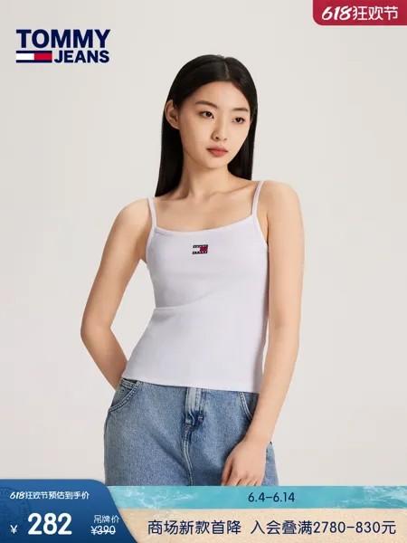 Топ женский Tommy Hilfiger без рукавов, белый