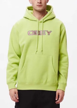 Худи OBEY Trace Hood Key Lime 2020