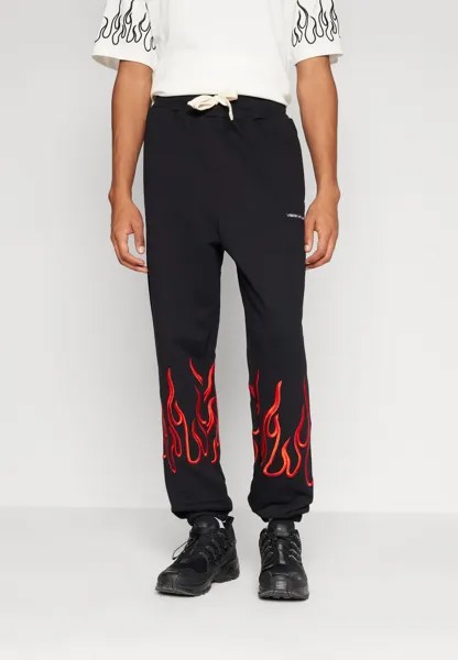 Брюки спортивные PANTS EMBROIDERED FLAMES Vision of Super, цвет black/red