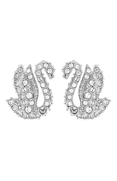 Серьги Iconic Swan Swarovski