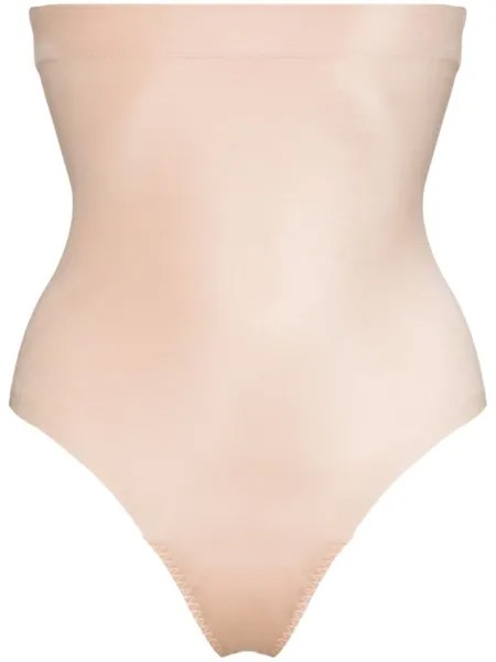 SPANX трусы-стринги Suit Your Fancy с завышенной талией, нейтральный цвет