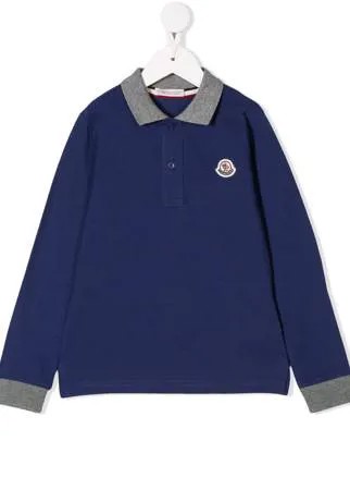 Moncler Enfant классическая рубашка-поло