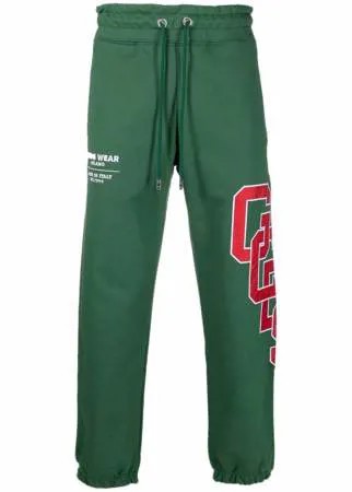 Gcds спортивные брюки с вышитым логотипом