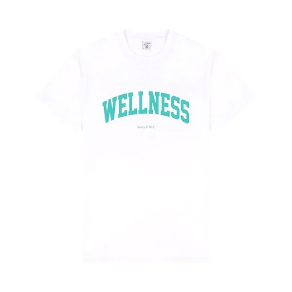 Футболка Sporty & Rich Wellness Ivy 'White', белый