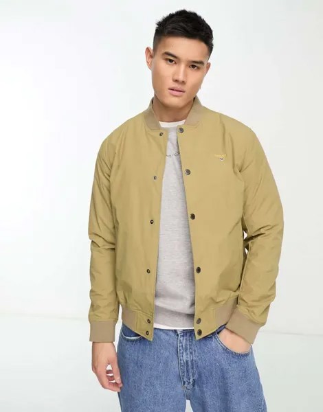 Коричневый бомбер Barbour Crested Varsity