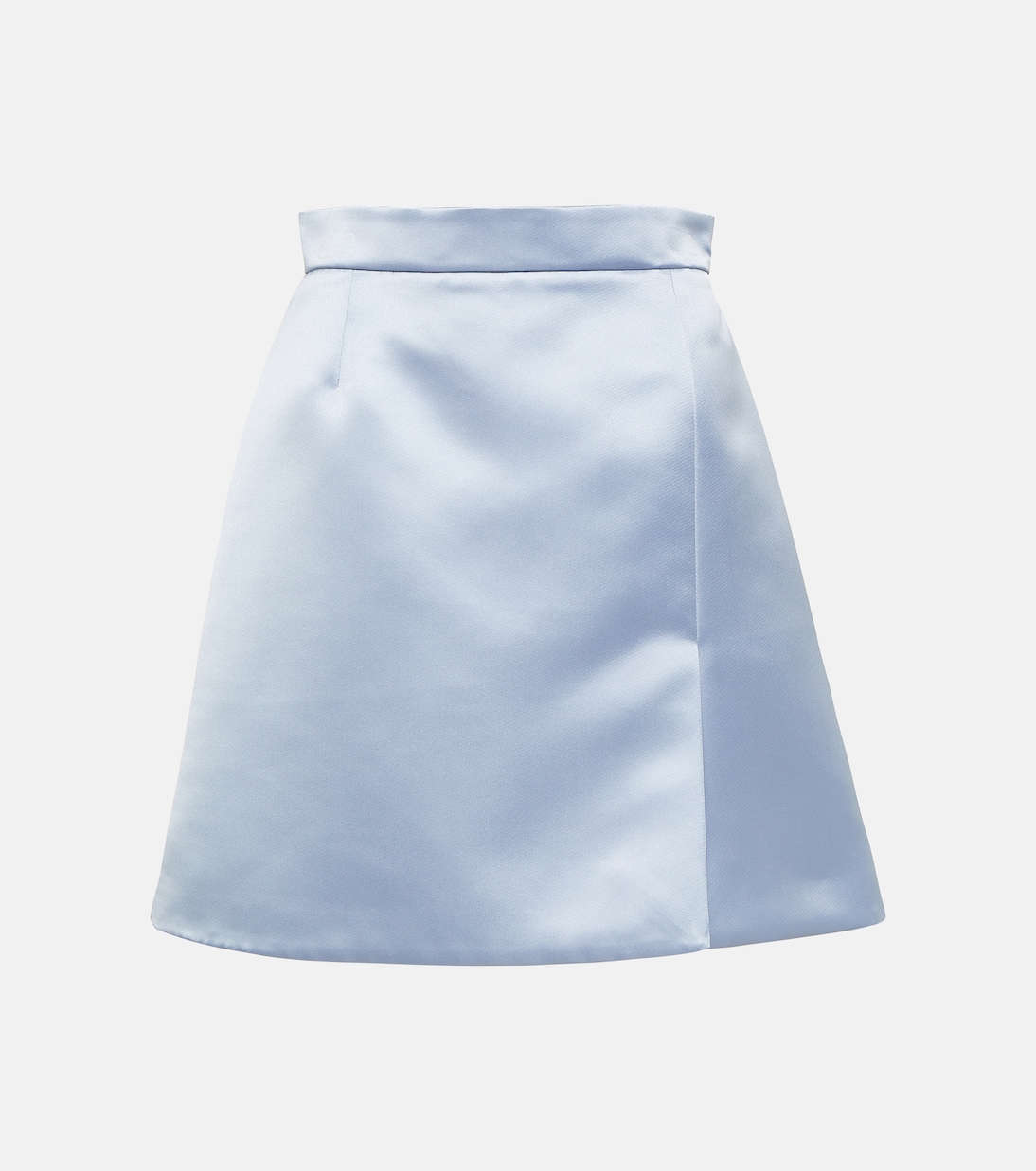 Атласная мини-юбка duchess Nina Ricci, синий