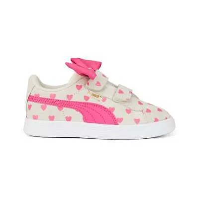 Puma Suede Classic ReBow Slip On Youth Girls Белые кроссовки Повседневная обувь 389614