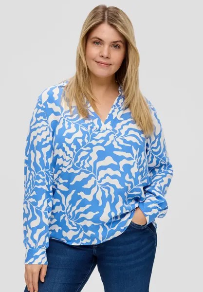 Блузка s.Oliver, цвет royalblau
