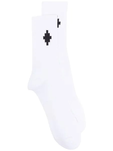 Marcelo Burlon County of Milan высокие носки Cross, белый