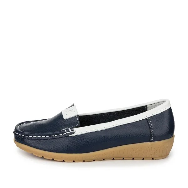 Мокасины женские ZENDEN 40-12WA-005V синие 37 RU
