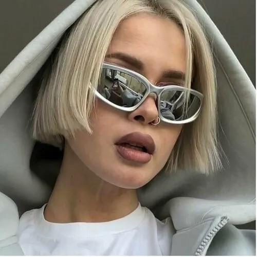 Солнцезащитные очки , серебристый