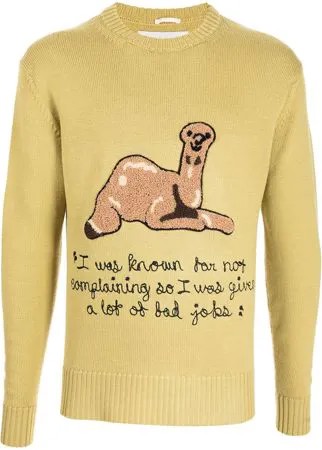 BODE джемпер с нашивкой Alpaca