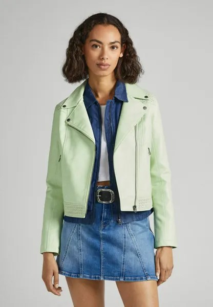 Куртка из искусственной кожи MASIE Pepe Jeans, отбеливающий зеленый