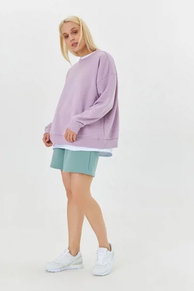 Свитшот женский Ennergiia Толстовка En.ss21.w.02 Фиолетовый фиолетовый 48 RU