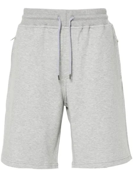 Brunello Cucinelli спортивные шорты из джерси с кулиской, серый