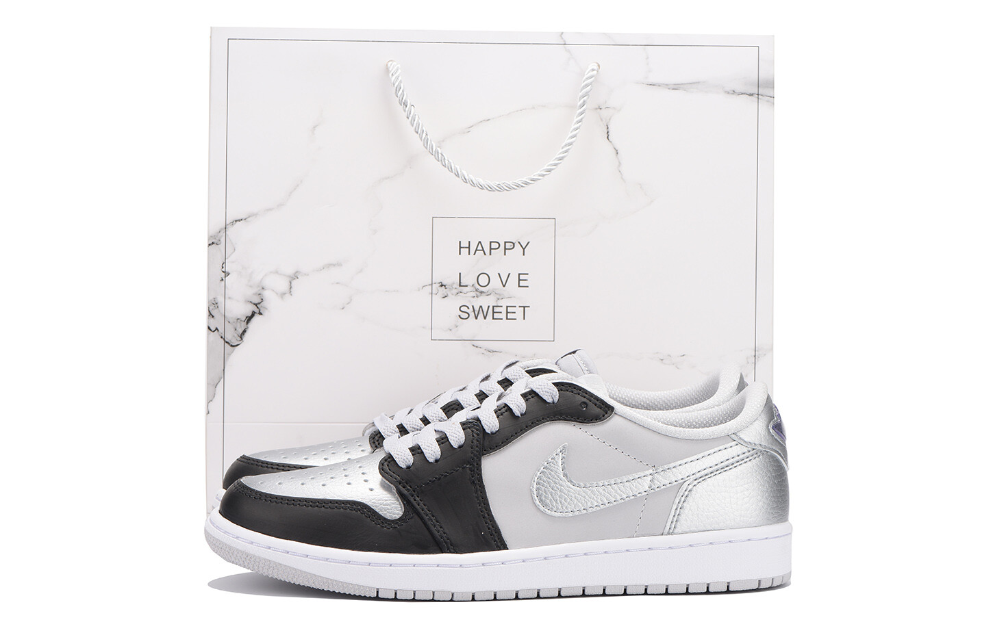 Баскетбольные кроссовки Air 1 Vintage Unisex Low-Go серо-белый Jordan