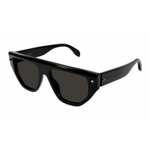 Солнцезащитные очки Alexander McQueen, черный, серый