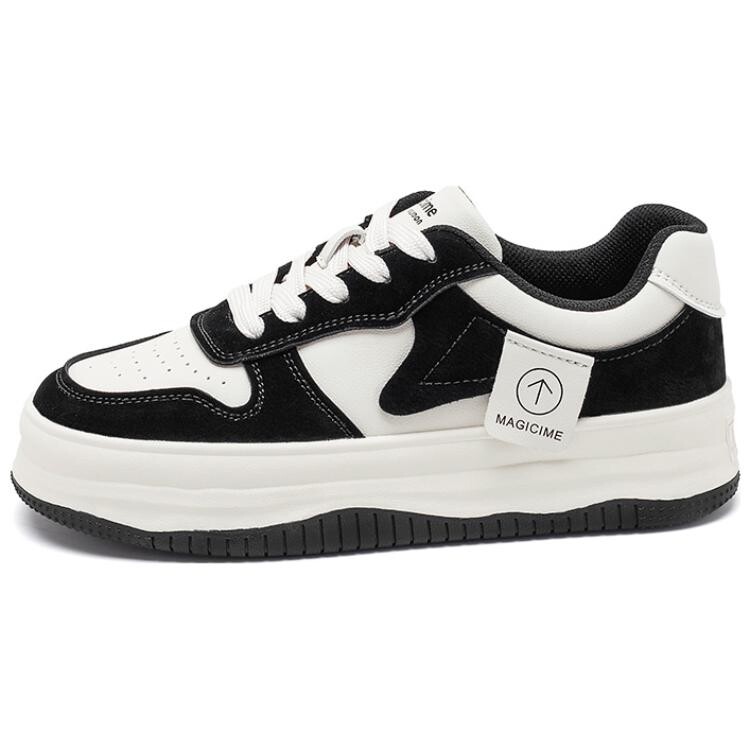 Кроссовки AGSDON Skateboarding Shoes Women's Low-top, бежевый/черный