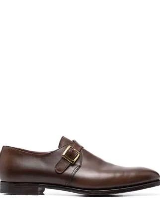 Crockett & Jones туфли-монки с миндалевидным носком