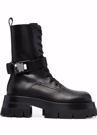 Versace ботинки Leonidas в стиле милитари