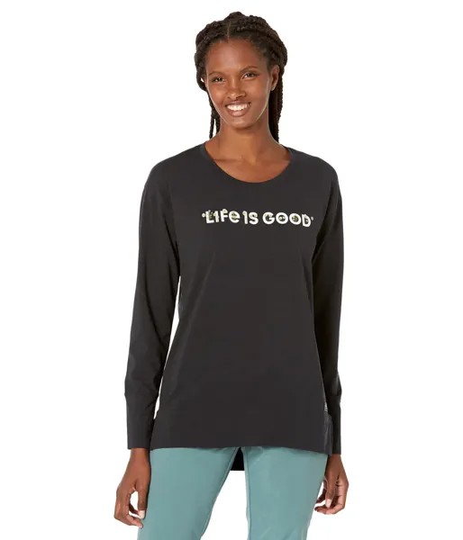 Худи Life is Good, Detailed Wildflower Crusher Flex Tunic