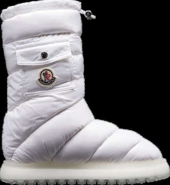 Ботинки Moncler Wmns Gaia Pocket Mid Boot White, белый