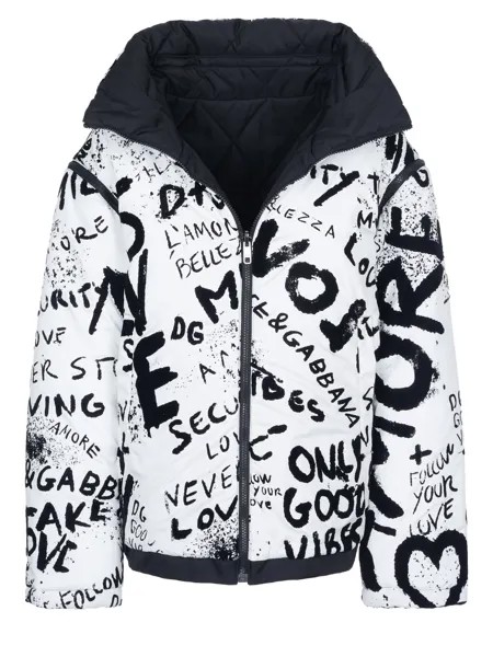 Куртка Dolce & Gabbana, белый/черный