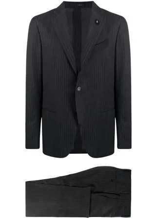 Lardini костюм-двойка в полоску