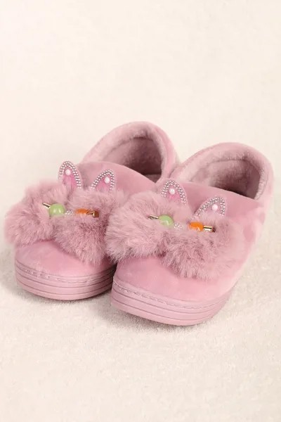 Тапочки женские AlmondShop ТР-27 К-663.С4 сиреневые 38 RU