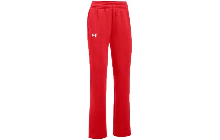 Трикотажные спортивные штаны женские красные Under Armour