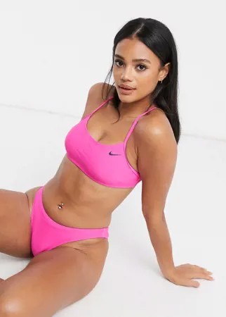 Комплект бикини цвета фуксии Nike-Розовый цвет