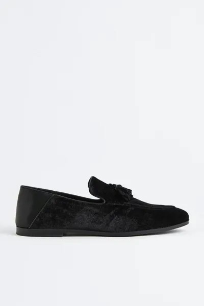 Слиперы мужские H&M 1119291 черные 44 EU (доставка из-за рубежа)