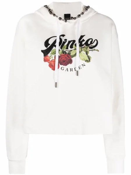 PINKO худи с вышитым логотипом