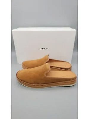 ВИНС. Женские коричневые шлепанцы на платформе с круглым носком Comfort Canella 10 M