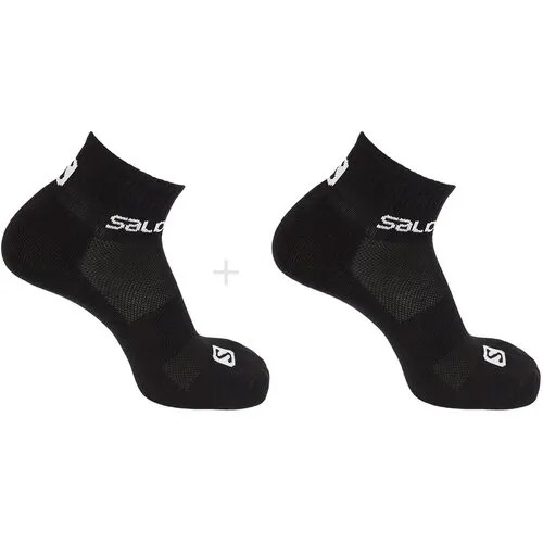 Носки Salomon Evasion 2-pack, 2 пары, размер M, черный
