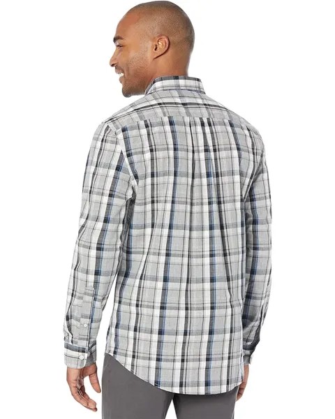 Рубашка U.S. POLO ASSN. Long Sleeve Peached Twill Heathered Woven Shirt, цвет White Winter