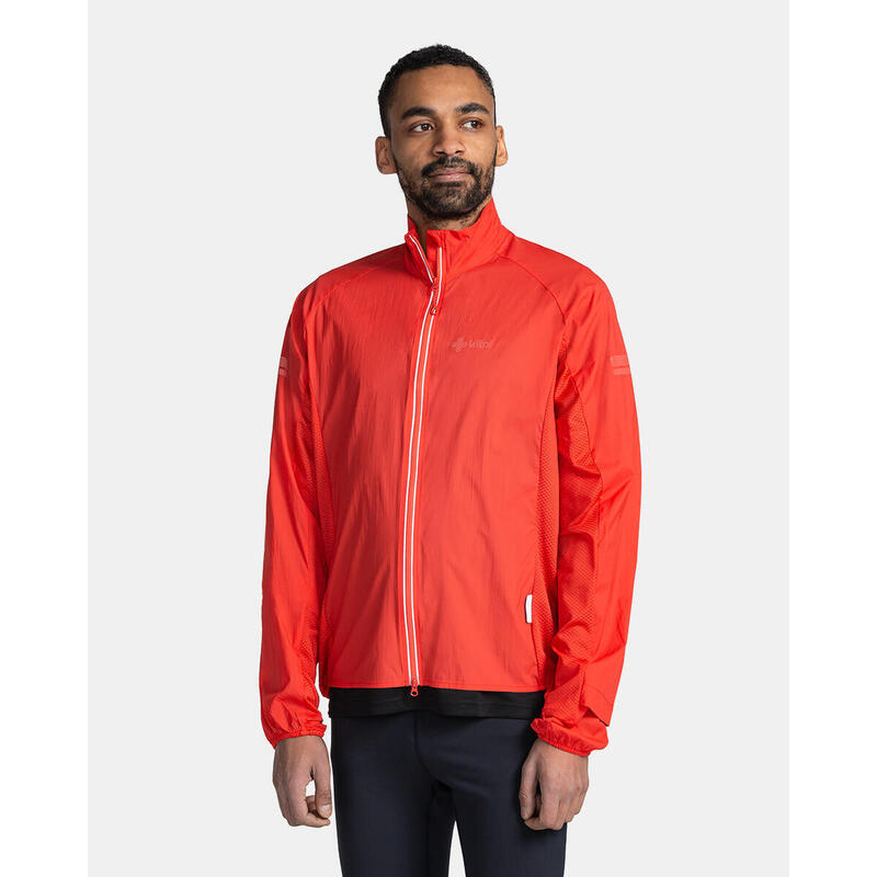 Легкая мужская беговая куртка Kilpi TIRANO-M, цвет rot
