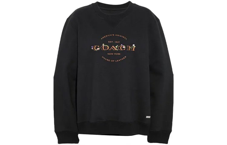 COACH Женская толстовка, цвет Black